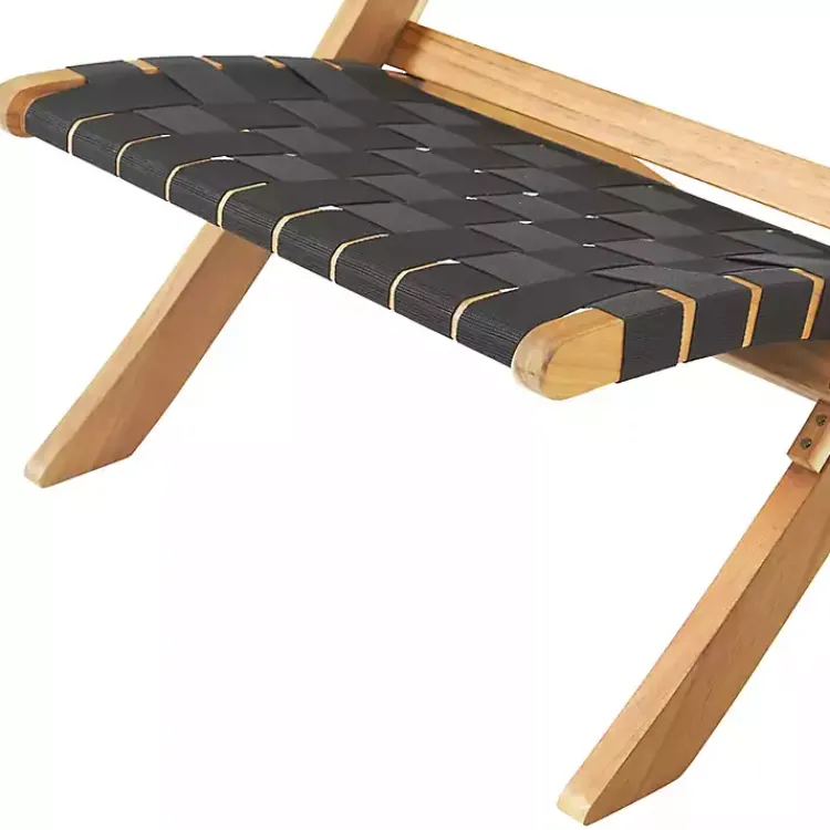 Outdoor Sets-Kirklands Home Honey Acacia Wood Low Slung 3-pc. Bistro Set