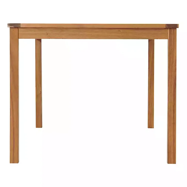 Outdoor Sets-Kirklands Home Warm Acacia Wood Slatted 5-pc. Outdoor Dining Set