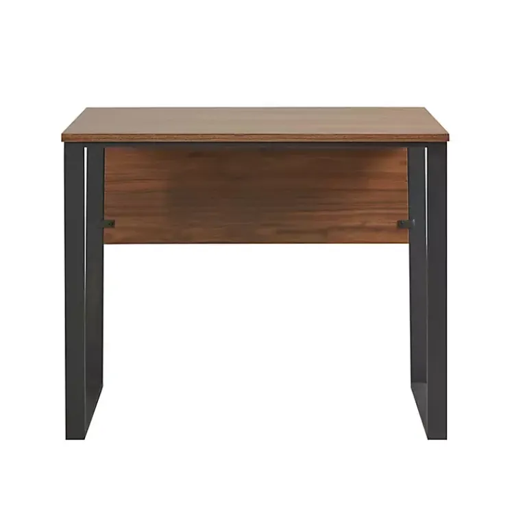 Office Furniture-Kirklands Home Dark Coffee Wood Computer Desk
