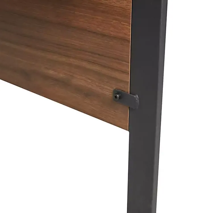 Office Furniture-Kirklands Home Dark Coffee Wood Computer Desk