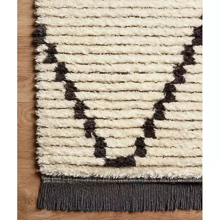 Area Rugs-Kirklands Home Chris Loves Julia x Loloi Alice Cream Runner, 2x4