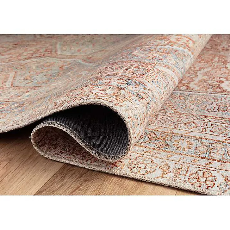 Area Rugs-Kirklands Home Chris Loves Julia x Loloi Jules Orange Rug, 2x9