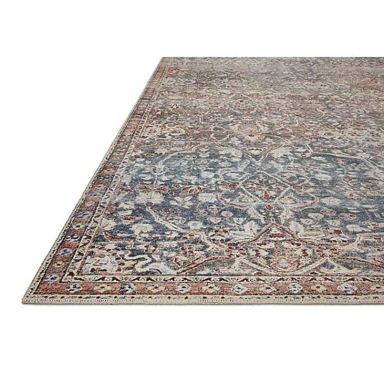 Area Rugs-Kirklands Home Chris Loves Julia x Loloi Jules Dark Blue Rug, 2x3