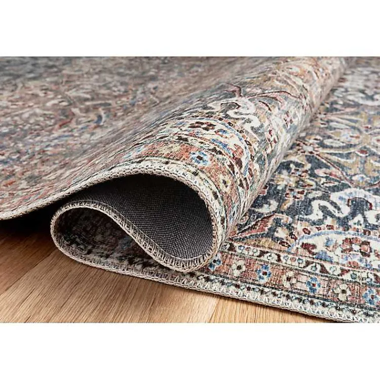 Area Rugs-Kirklands Home Chris Loves Julia x Loloi Jules Dark Blue Rug, 2x9