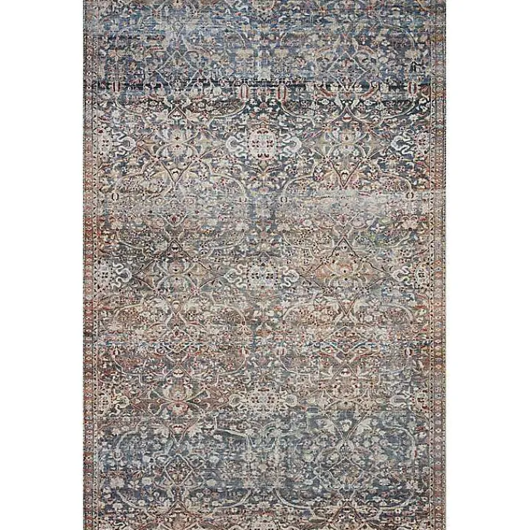Area Rugs-Kirklands Home Chris Loves Julia x Loloi Jules Dark Blue Rug, 7x9