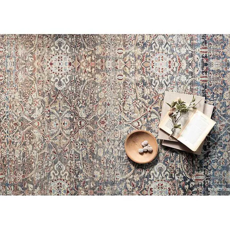 Area Rugs-Kirklands Home Chris Loves Julia x Loloi Jules Dark Blue Rug, 7x9