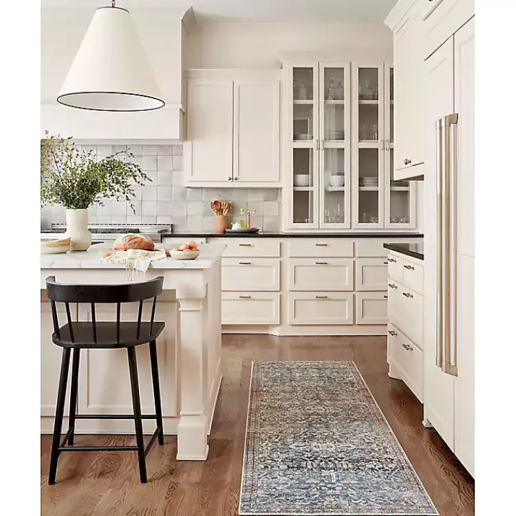 Area Rugs-Kirklands Home Chris Loves Julia x Loloi Jules Dark Blue Rug, 7x9