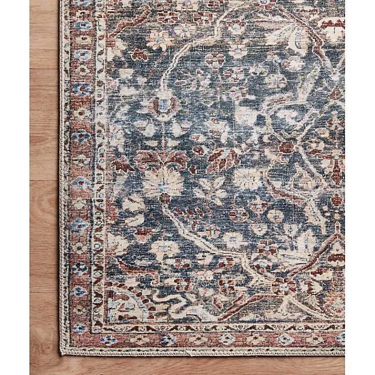 Area Rugs-Kirklands Home Chris Loves Julia x Loloi Jules Dark Blue Rug, 7x9