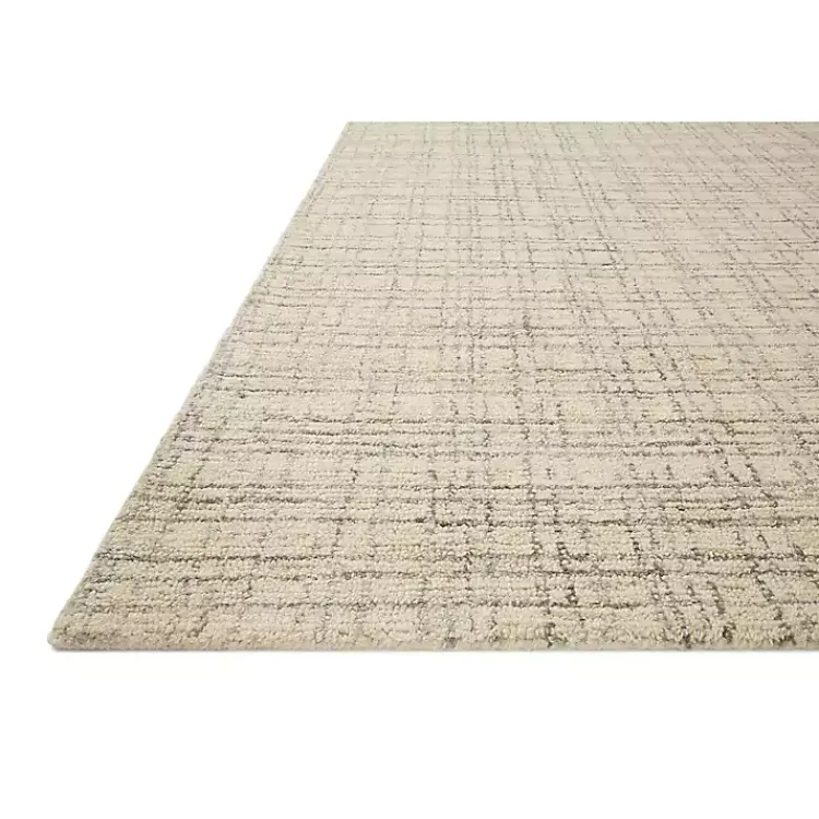 Area Rugs-Kirklands Home Chris Loves Julia x Loloi Polly Tan Grid Rug, 2x9