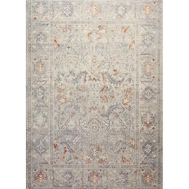 Area Rugs-Kirklands Home Chris Loves Julia x Loloi Rosemarie Iris Rug, 2x4 Gray
