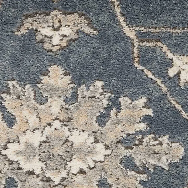 Area Rugs-Kirklands Home Blue Lush Vines Area Rug, 4x6