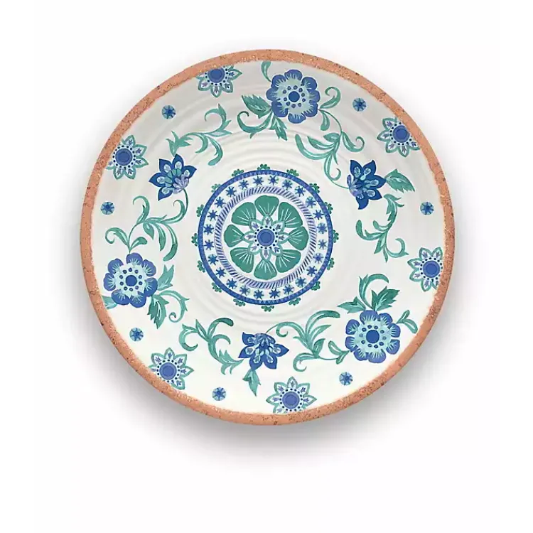 Outdoor Dining-Kirklands Home Turquoise Melamine Rio Serving Platter