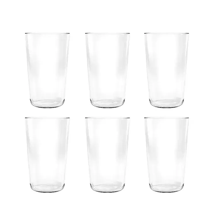 Outdoor Dining-Kirklands Home Classic Tall Tumbler Glasses, Set of 6 Clear