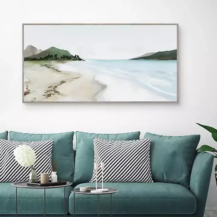 Framed Art-Kirklands Home Kiss From A Wave Framed Wall Art