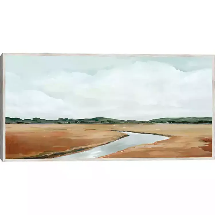 Framed Art-Kirklands Home Creekside Landscape Framed Wall Art