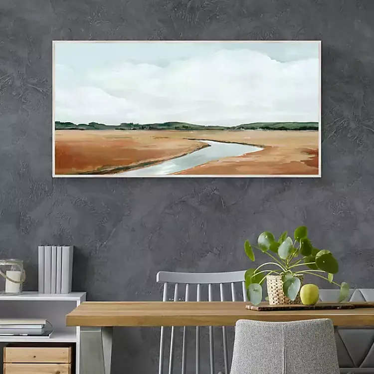 Framed Art-Kirklands Home Creekside Landscape Framed Wall Art