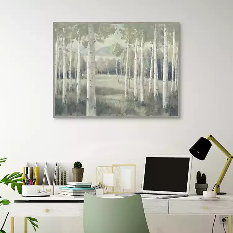 Framed Art-Kirklands Home Light Aspens Forest Framed Wall Art