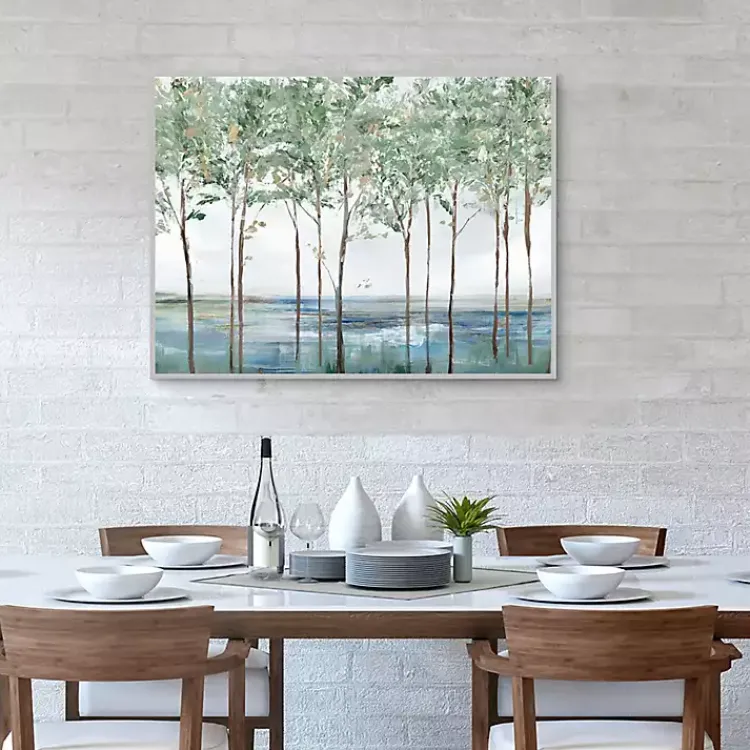 Framed Art-Kirklands Home Sparse Forest Peak Framed Wall Art