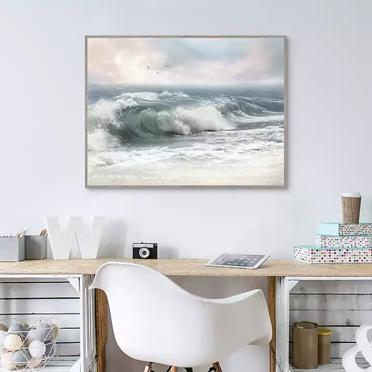 Framed Art-Kirklands Home Sun and Surf II Coastal Framed Wall Art
