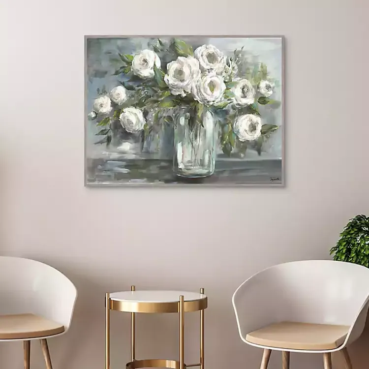 Framed Art-Kirklands Home Soft Blooms Still Life Framed Wall Art