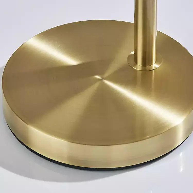 Floor Lamps-Kirklands Home Metal Arched Floor Lamp Gold