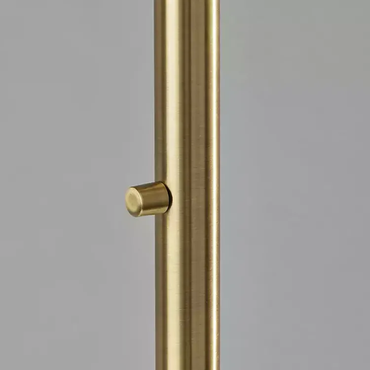 Floor Lamps-Kirklands Home Metal Arched Floor Lamp Gold