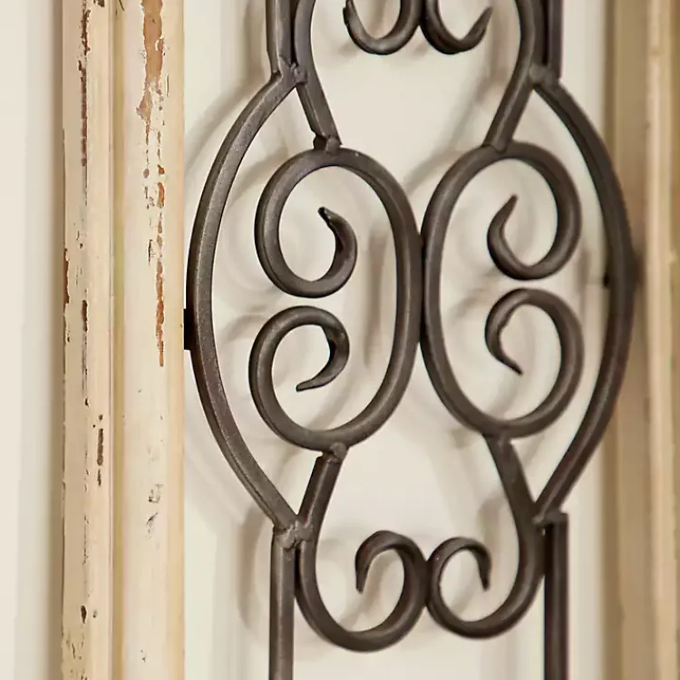 Wall Plaques-Kirklands Home Black Metal Farmhouse Scroll Wall Plaque