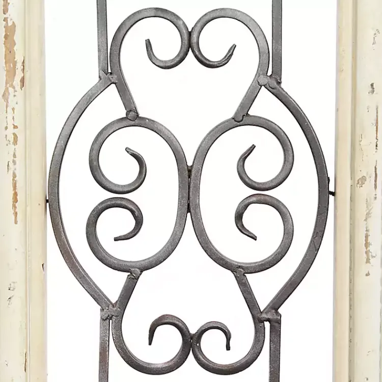 Wall Plaques-Kirklands Home Black Metal Farmhouse Scroll Wall Plaque