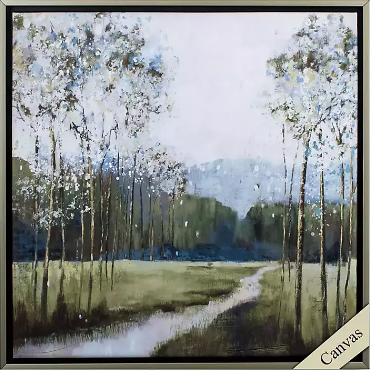 Canvas Art-Kirklands Home Lovely Landscape Framed Canvas Art Print Multi