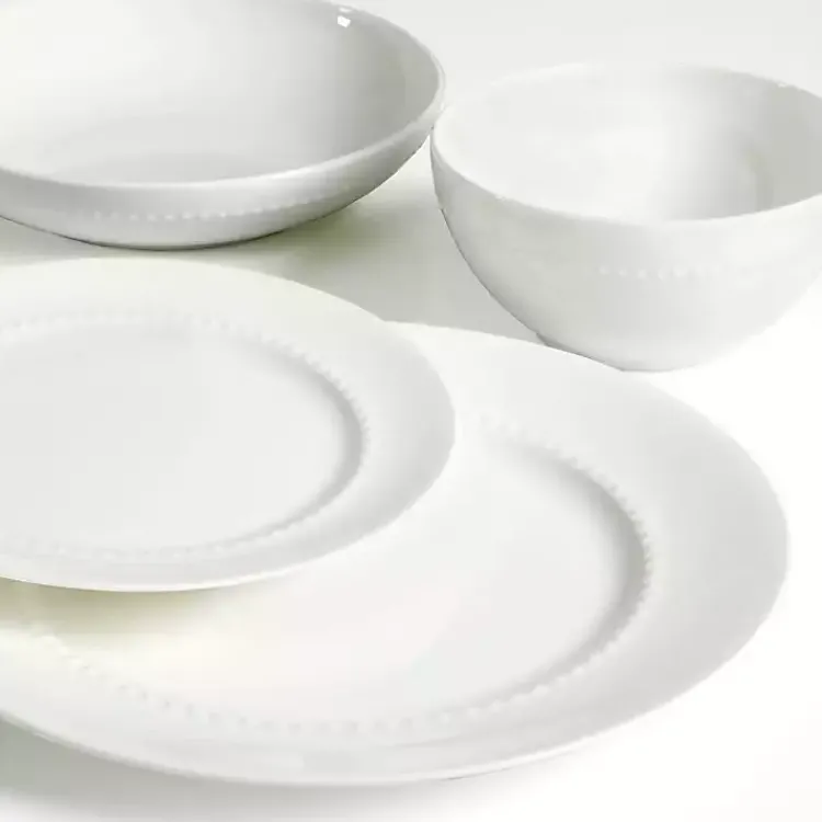 Dinnerware-Kirklands Home Bone China 16-pc. Dinnerware Set White