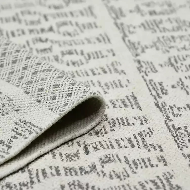 Area Rugs-Kirklands Home Lilia Gray Geo Stripe Flatweave Runner, 2x8