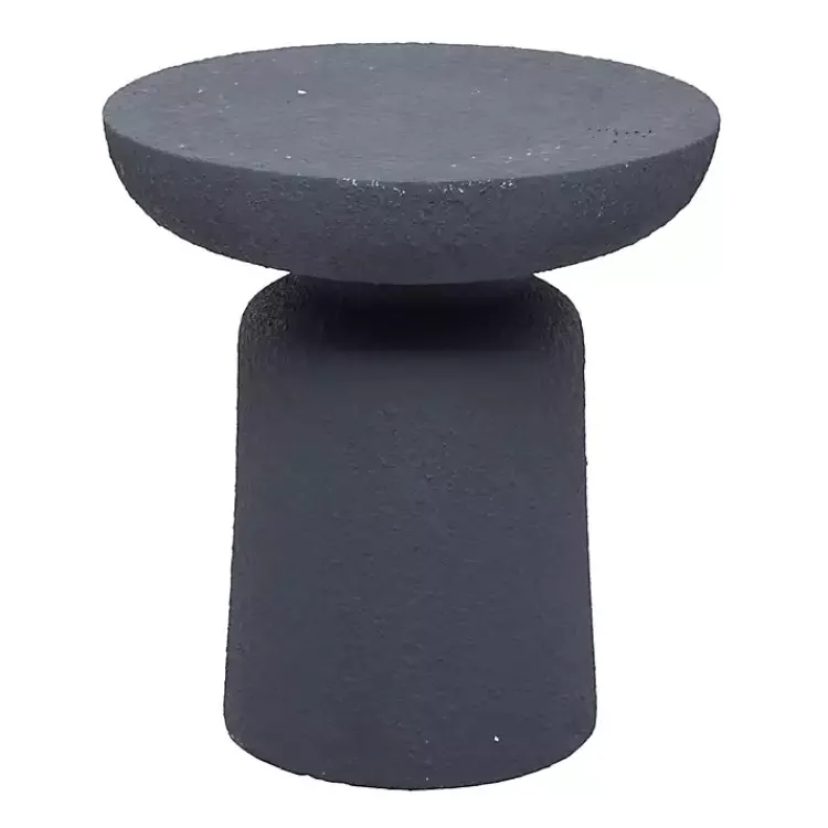 Outdoor Accent Furniture-Kirklands Home Ceramic Round Top Garden Stool Gray