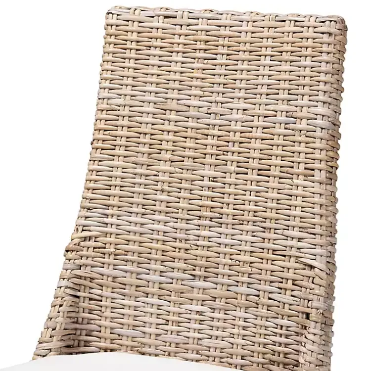 Dining Chairs-Kirklands Home Natural Rattan High Back Dining Chairs, Set of 2 Brown