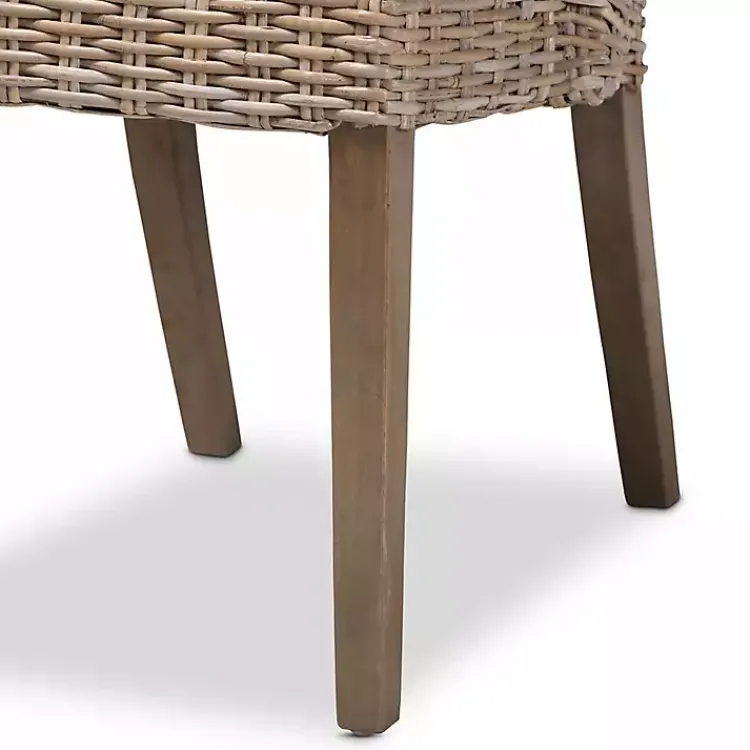 Dining Chairs-Kirklands Home Natural Rattan High Back Dining Chairs, Set of 2 Brown