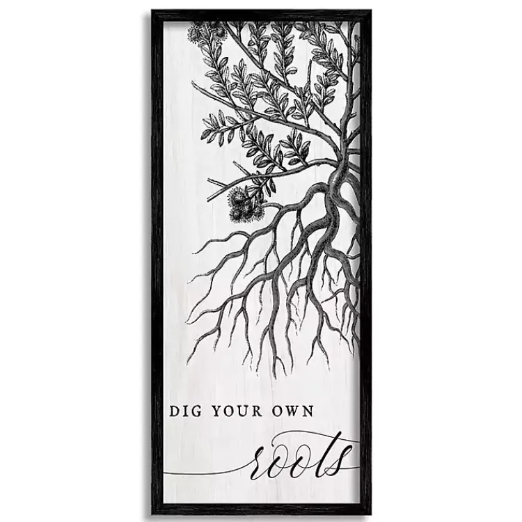 Wall Quotes & Signs-Kirklands Home Dig Your Own Roots Wall Plaque
