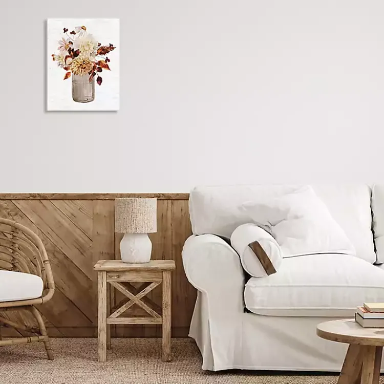 Wall Plaques-Kirklands Home Autumn Flower Bouquet Wall Plaque