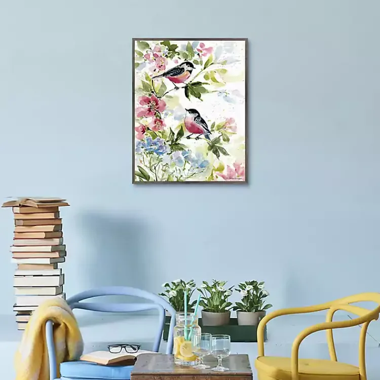 Canvas Art-Kirklands Home Watercolor Birds I Framed Canvas Art Print