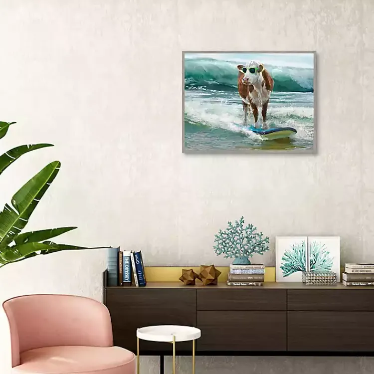 Canvas Art-Kirklands Home Surf & Turf Framed Canvas Art Print Multi