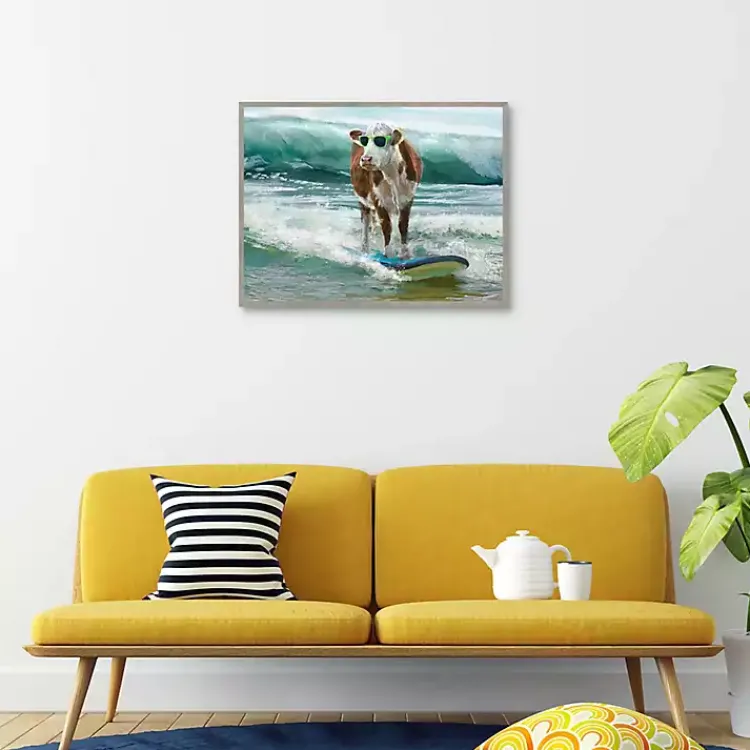 Canvas Art-Kirklands Home Surf & Turf Framed Canvas Art Print Multi