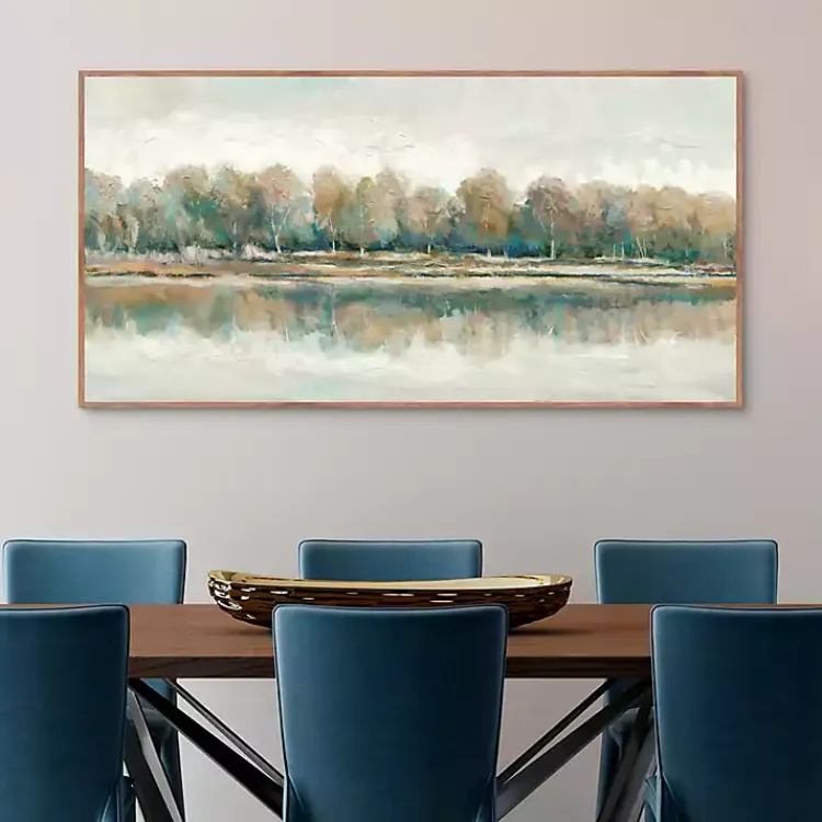 Framed Art-Kirklands Home Along The Way I Framed Canvas Art