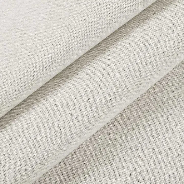 Curtains & Drapes-Kirklands Home Burlap Knotted Curtain Panel Set, 108 in. Ivory