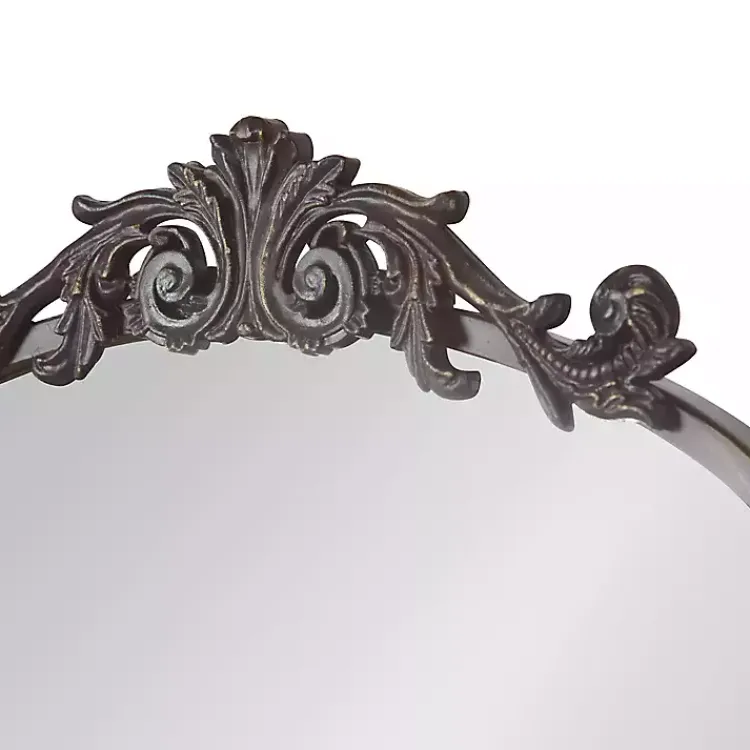 Decorative Mirrors-Kirklands Home Bronze Arendahl Arched Mirror, 19x31 in. Brown
