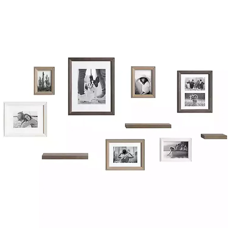 Gallery Wall Frames-Kirklands Home Bordeaux 10-pc. Gallery Wall Frame and Shelf Set