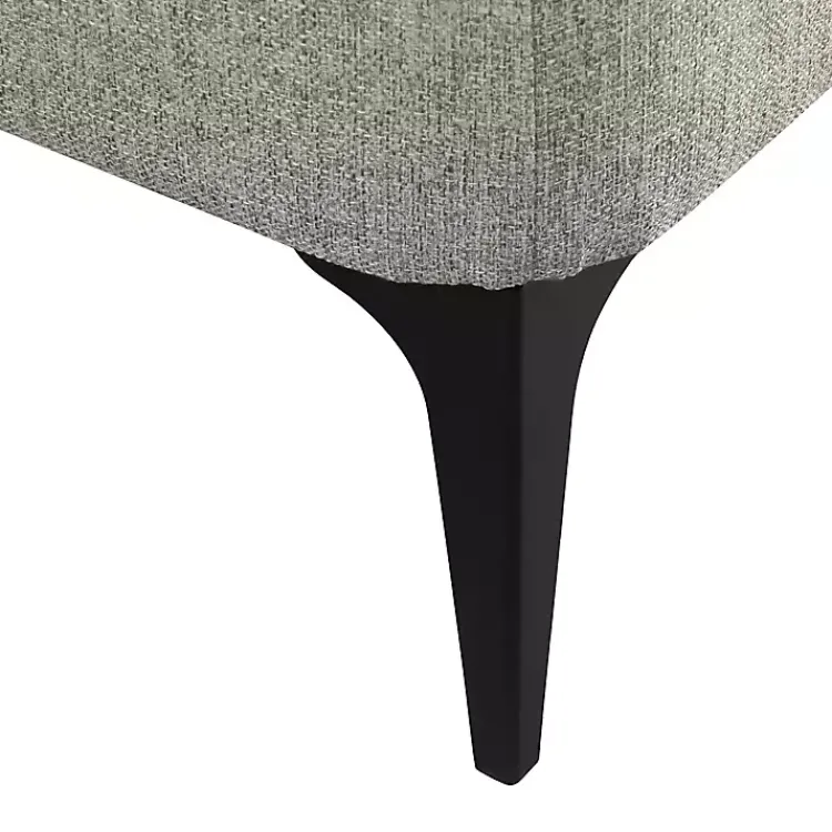 Benches & Ottomans-Kirklands Home Ricardo Woven Storage Bench Gray