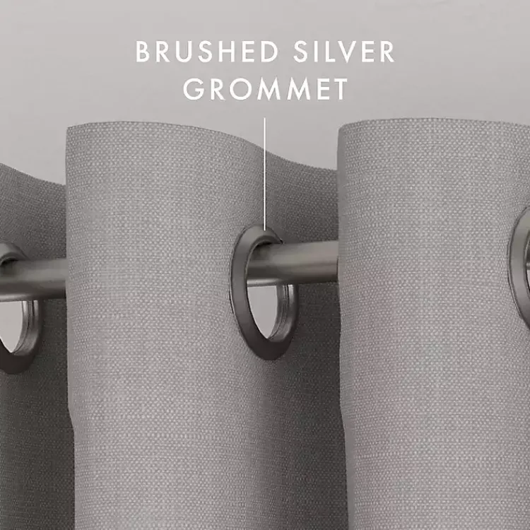 Curtains & Drapes-Kirklands Home Blackout Curtains, 84 in. Gray