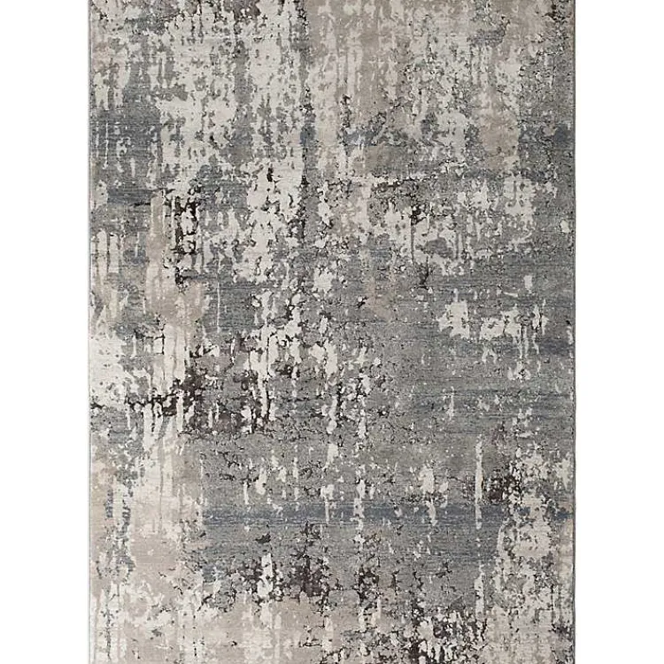 Area Rugs-Kirklands Home Waters Abstract Area Rug, 5x7 Gray