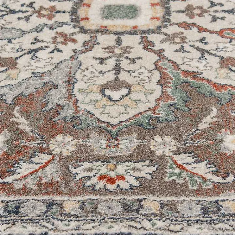 Area Rugs-Kirklands Home Vintage Medallion Leia Area Rug, 5x7 Red