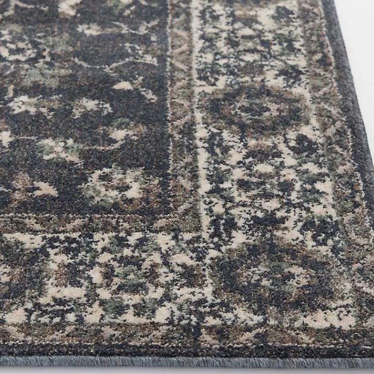 Area Rugs-Kirklands Home Vintage Annabe Area Rug, 5x7 Blue