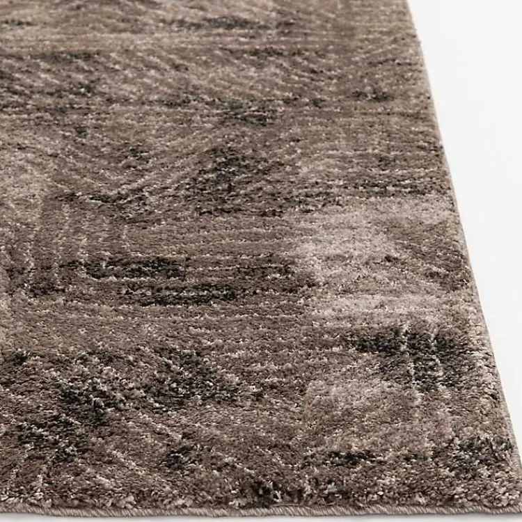 Area Rugs-Kirklands Home Geometric Kourt Area Rug, 2x7 Brown