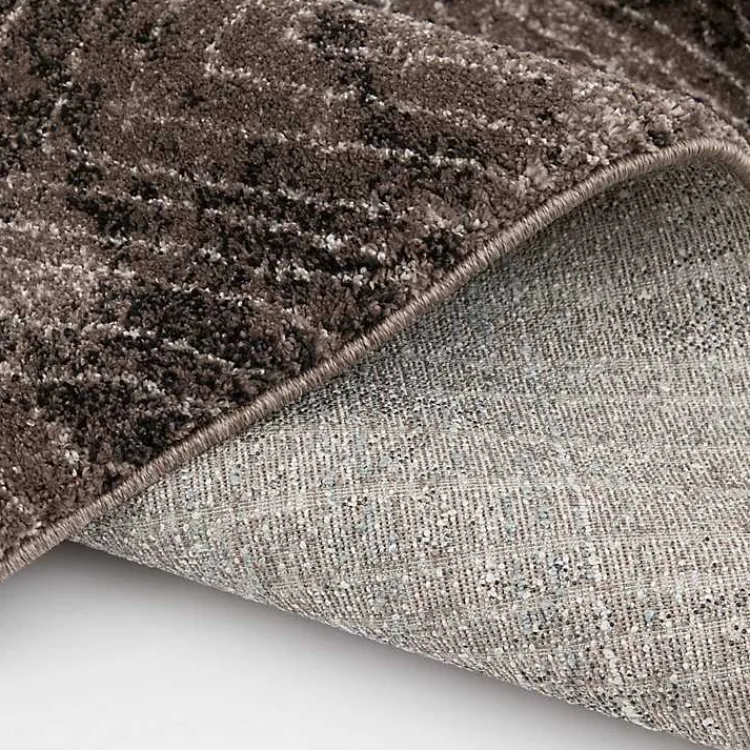 Area Rugs-Kirklands Home Geometric Kourt Area Rug, 5x7 Brown